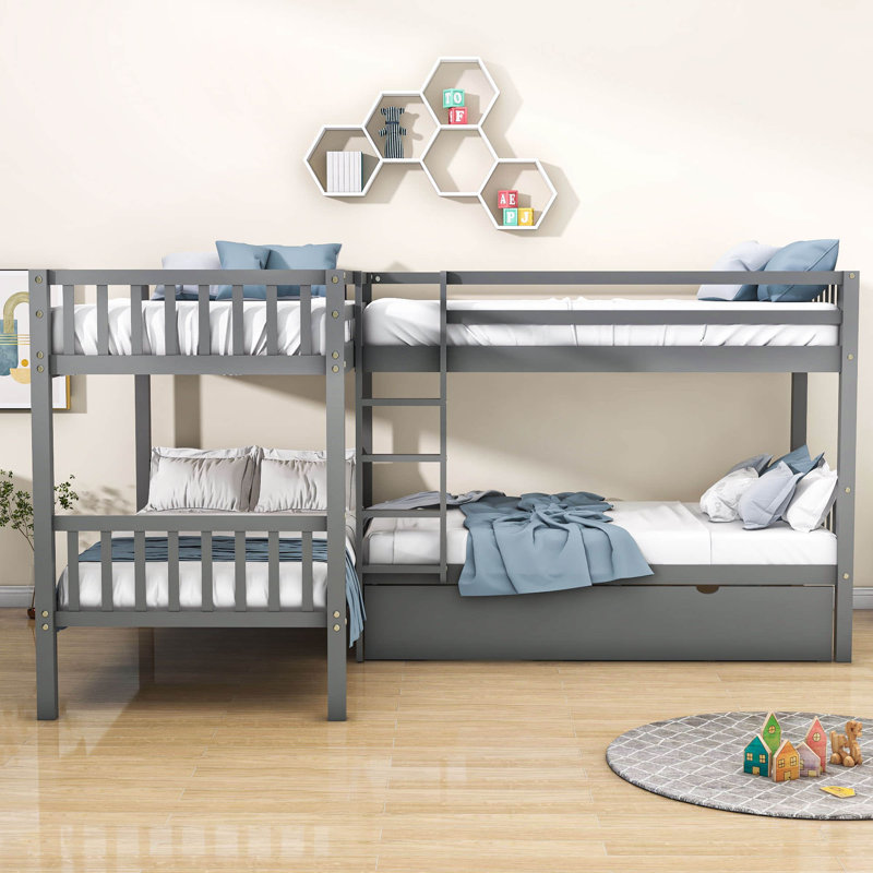 L shaped bunk beds argos best sale